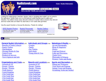Tablet Screenshot of nudistseek.com